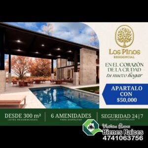 Terrenos en Venta en los Pinos Residencial en Lagos de Moreno