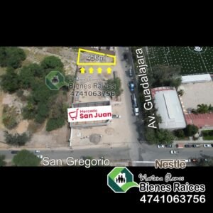 Último Terreno Comercial av. Guadalajara - Lagos de Moreno